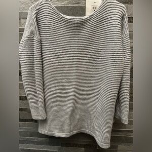 Calvin Klein Jeans Gray Cowl Neck Sweater